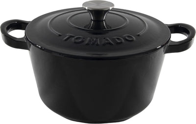 Tomado - braadpan - gietijzer - zwart - 24 cm