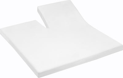 Cinderella - single-split - topper hoeslaken - premium molton - tot 25 cm matrashoogte - 200x210 cm - wit
