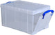 Really useful opbergbox ru 14ltr 395x255x210mm transp wit
