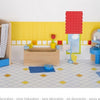 Goki poppenhuismeubeltjes: moderne badkamer 17-delig (incl. toebehoren, excl.