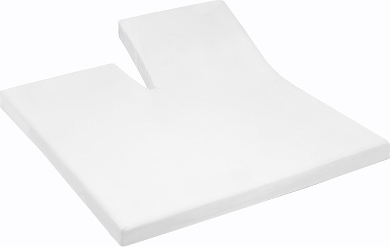Cinderella - single-split - topper hoeslaken - premium molton - tot 25 cm matrashoogte - 160x200 cm - wit