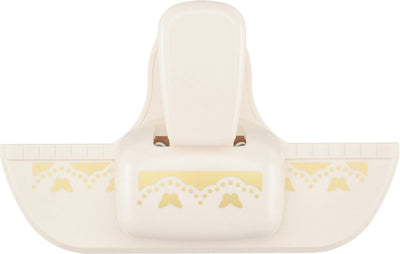 Vaessen creative pons - randpons vlinder - 1,3 x 4,5 cm - ivoor