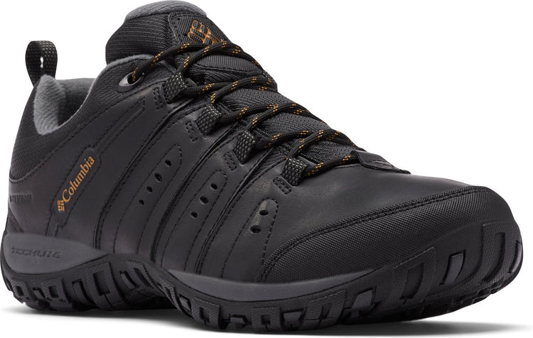 Columbia woodburn ii waterproof heren wandelschoenen - black, caramel