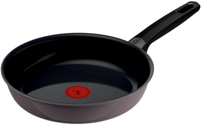 Tefal ceramic control grey - koekenpan - 24 cm - keramisch - inductie - pfas vrij - geschikt voor gebruik met metalen spatels