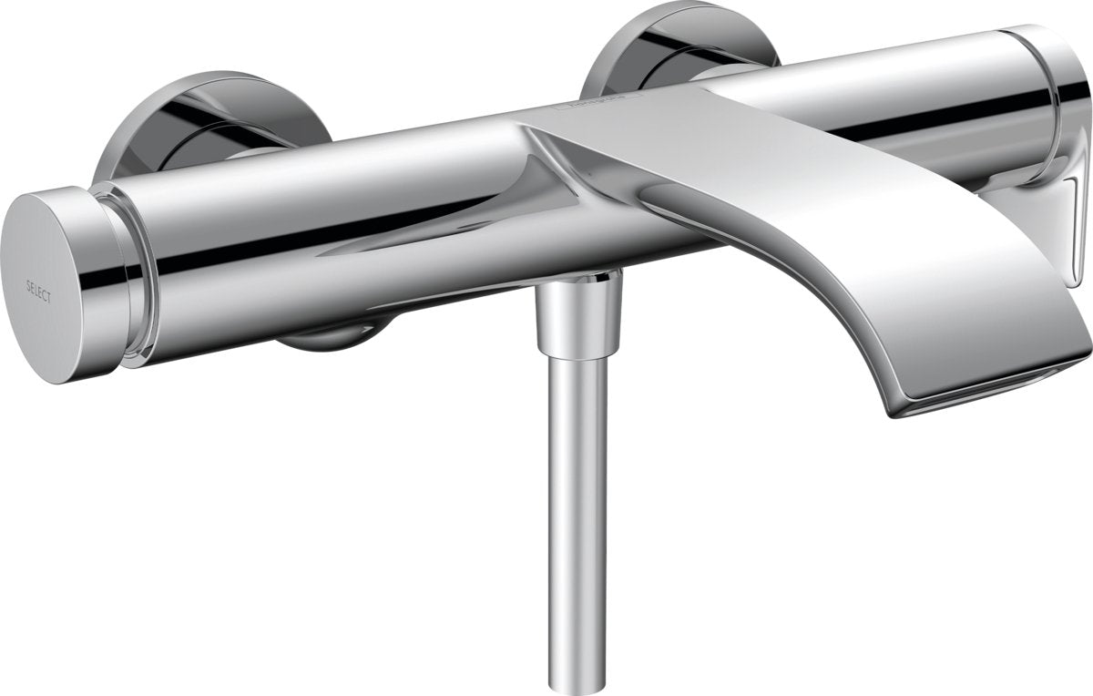 Hansgrohe vivenis badkraan - met omstel - met koppelingenhoh=15cm - mat zwart