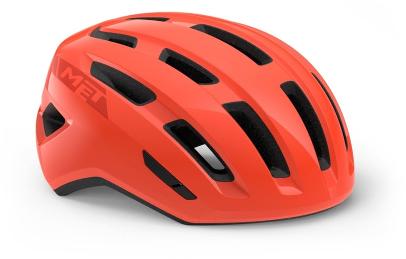 Met miles mips fietshelm mannen vrouwen – fietshelm stadsfiets volwassenen – e-bike – trekking – maat s m (52-58cm) – coral glossy (rood)