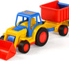 Cavallino basics tractor met shovel en trailer