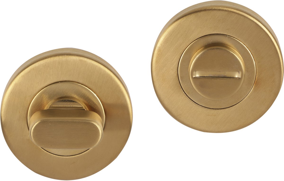 Differnz | wc rozet | goud | rond | 53mm