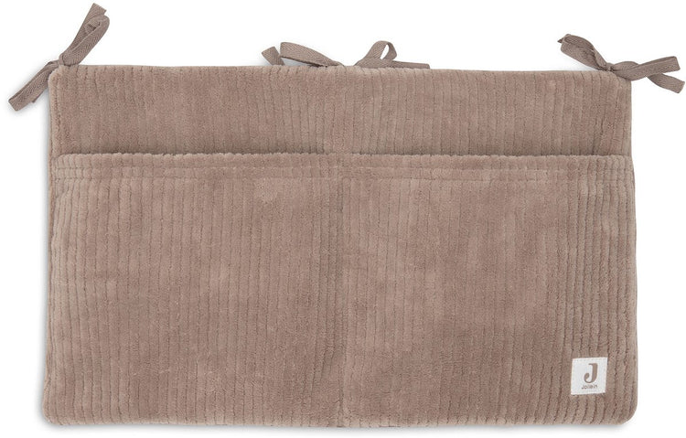 Jollein boxzak organizer - 49x30cm - cloudy rib - milky coffee - boxopbergzak