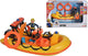 Simba - brandweerman sam - neptune, boot incl. figuur - speelgoedvoertuig