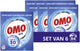 Omo waspoeder - wit - 6 x 14 wasbeurten - voordeelverpakking