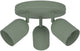 Eglo tilston spot - e14 - ø 25 cm - groen - kantelbaar