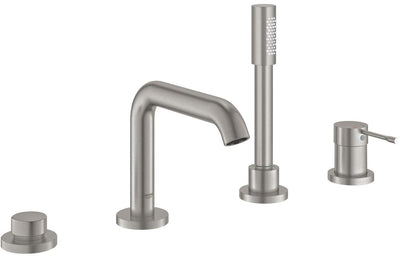 Grohe essence new viergats badrandcombinatie - supersteel