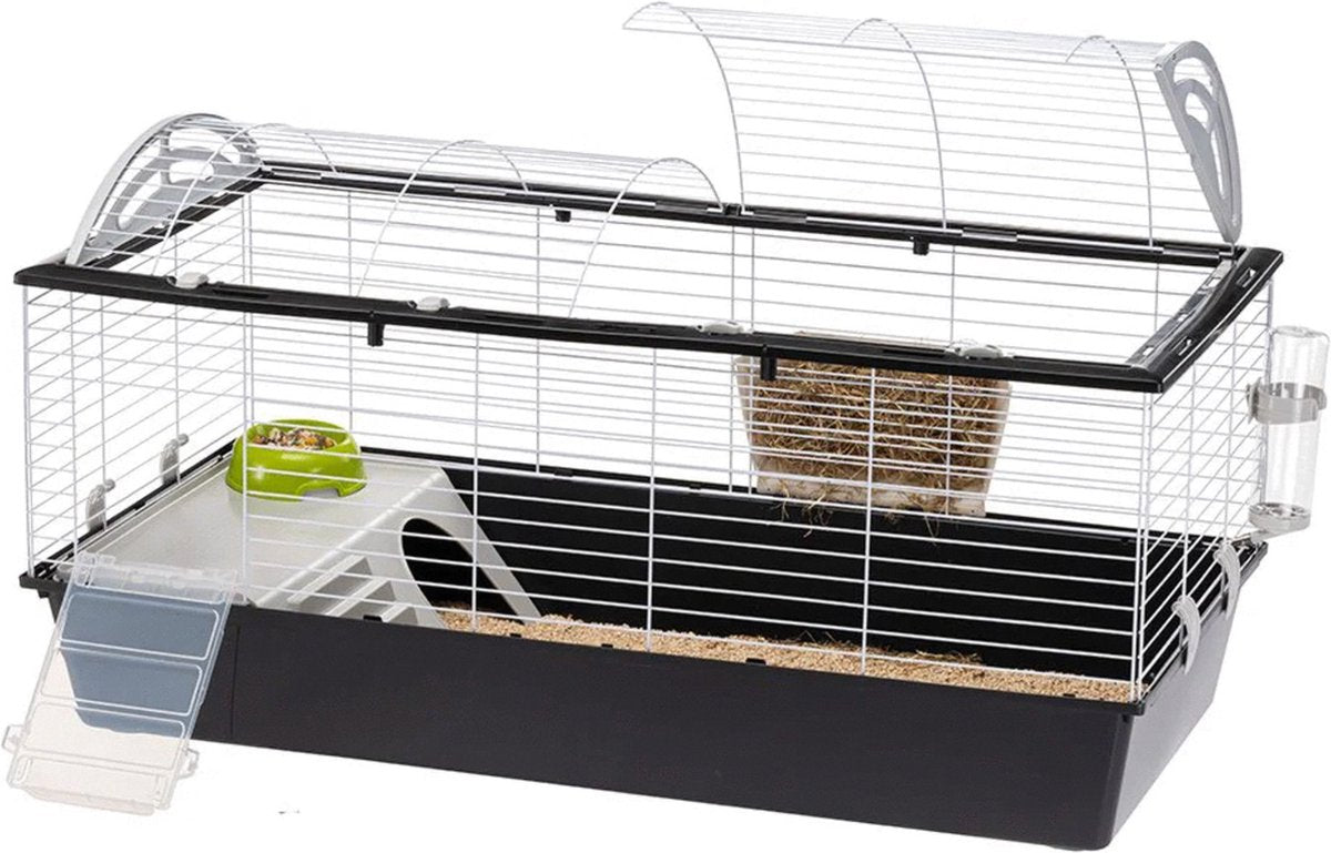 Ferplast casita 120 - zwart - 119 x 58 x 60 cm