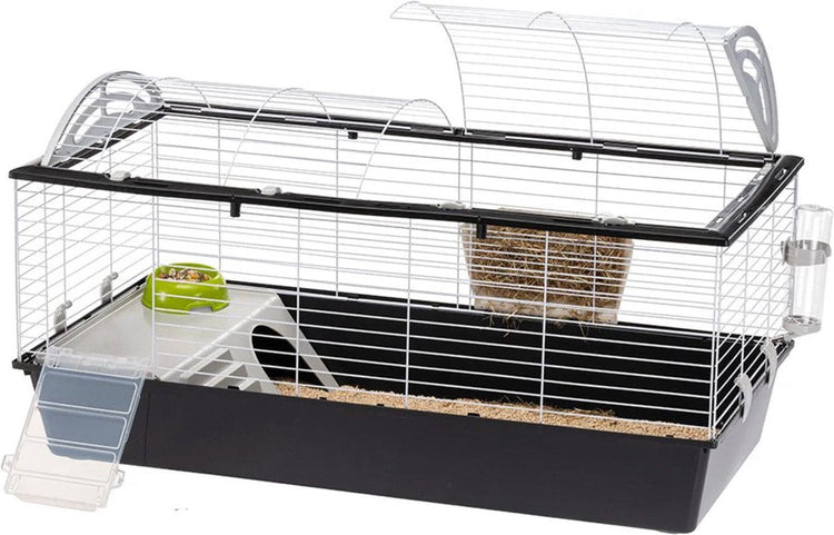 Ferplast casita 120 - zwart - 119 x 58 x 60 cm