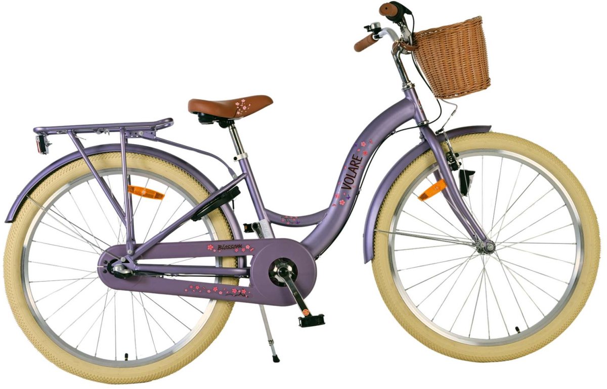 Volare blossom kinderfiets - meisjes - 26 inch - paars - nexus 3 versnellingen