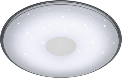 Trio shogun - plafondlamp - wit - incl. 1x smd 21,5 w - dimbaar met schakelaar - niet extern dimmerbaar - sterlichteffect