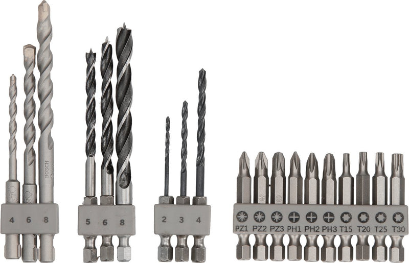 Bosch uneo gemengde set - 19 delig