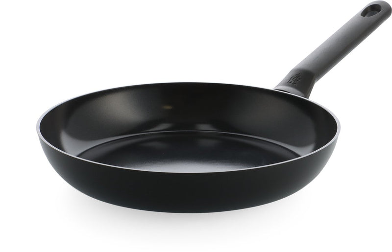 Bk enjoy koekenpan 28cm - pfas-vrije antikleeflaag - hapjespan inductie - keramische pan - ovenbestendig tot 160°c - koudgrepen - zwart