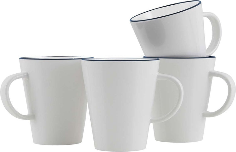 Gimex - linea line - mok - blauw - 4 stuks