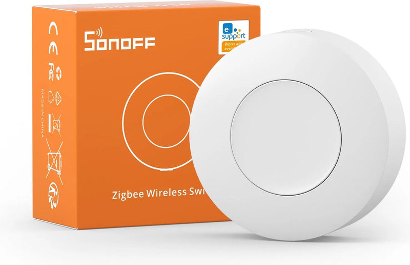 Sonoff snzb-01p mini draadloze knop, vereist hub, zigbee-verbinding, 3-weg multifunctionele bedieningsknop, compatibel met alexa, smartthings, ifttt
