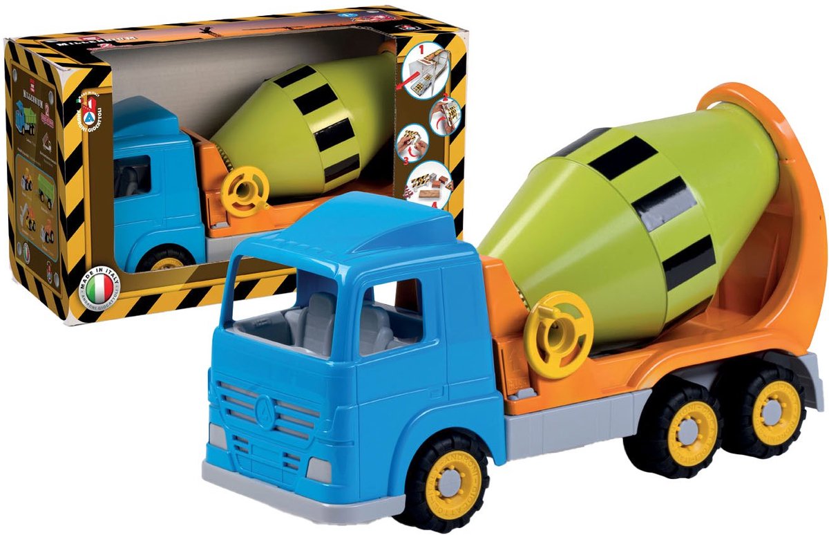 Androni betonmixer vrachtwagen met zachte wielen