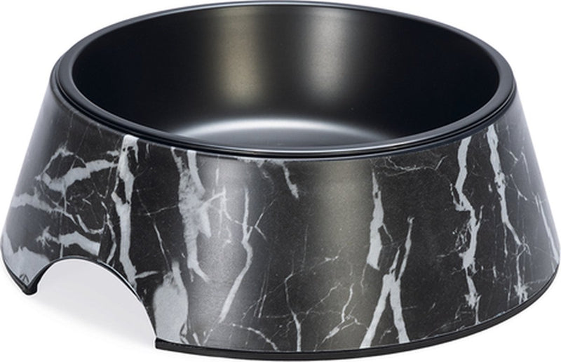 Designed by lotte eetbak meis - hondenvoerbak - melamine - zwart - 17,5 cm - 350 ml m