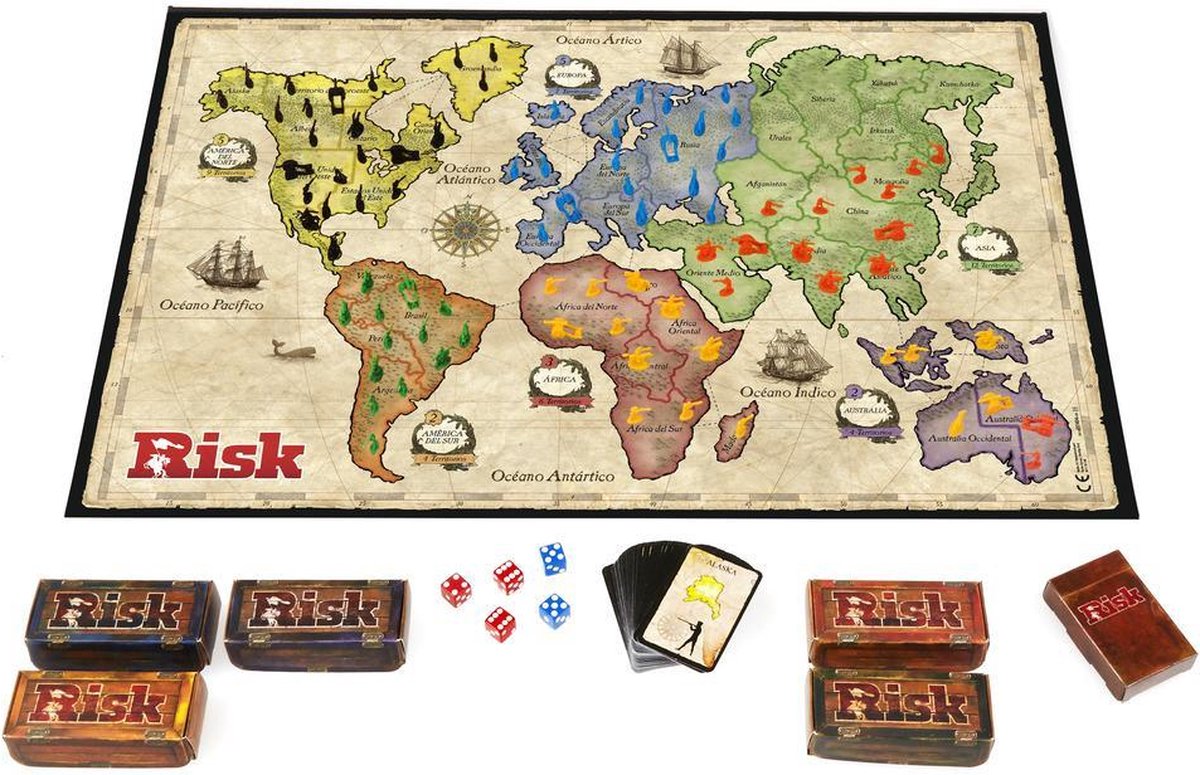 Hasbro gaming hasbro - risk bordspel - engelse versie