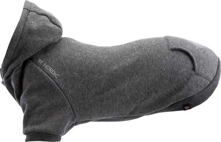Trixie be nordic - hondentrui - hoodie flensburg - grijs - 62 cm
