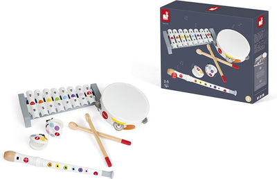 Janod - confetti - muziekinstrumenten set - voor kleine muzikanten