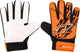 Avento keepershandschoenen - junior - oranje zwart - maat l - pu grip