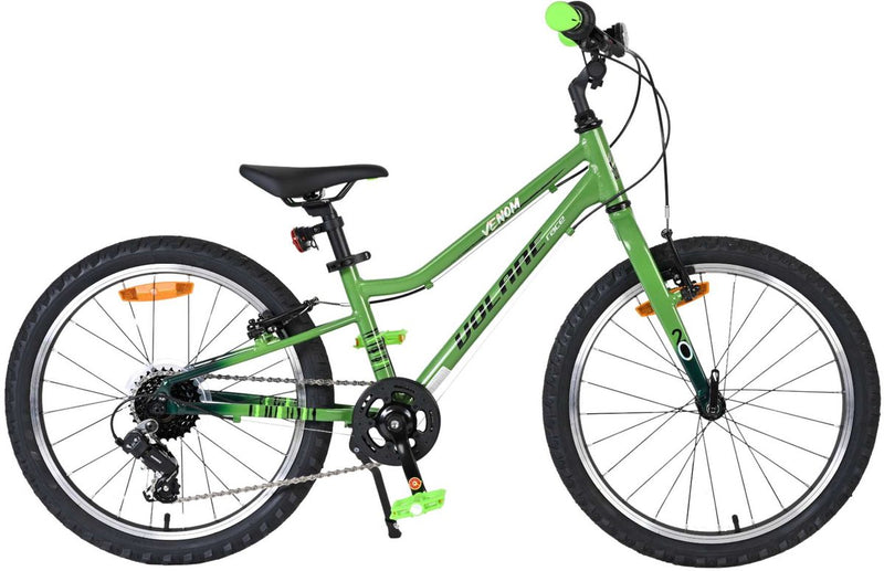 Volare venom kinderfiets - jongens - 20 inch - groen - twee handremmen