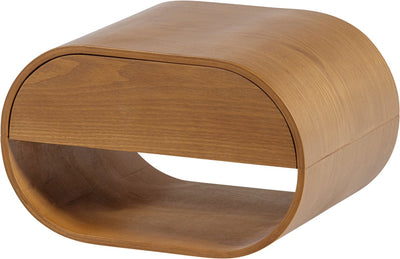 Woood momo nachtkastje hangend - hout - bruin - 24x36x28