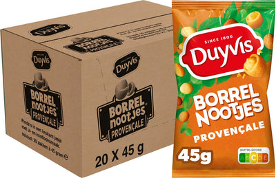 Duyvis borrelnootjes provencale (20x45gr)
