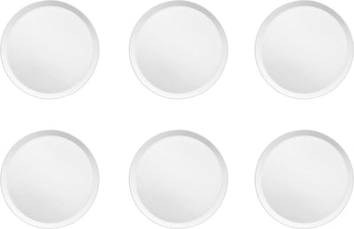 Medard de noblat - yaka white - dessertbord 21.5 cm - 6 delig - porselein