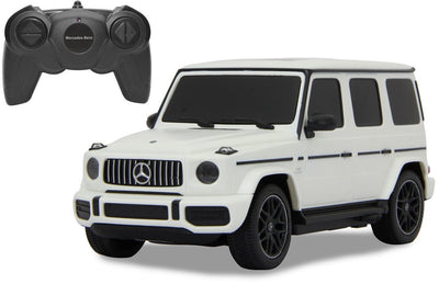 Jamara rc voertuig auto - 405192 rc auto mercedes-benz g63 - g klasse - wit - 2,4ghz rc model kant en klaar - 1:24 bestuurbare auto