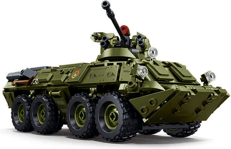 Sluban modelbricks tank btr-80as ifv