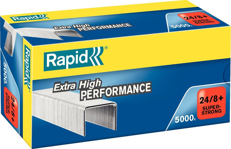 Rapid superstrong nietjes 24 8+mm 5000 stuks gegalvaniseerd