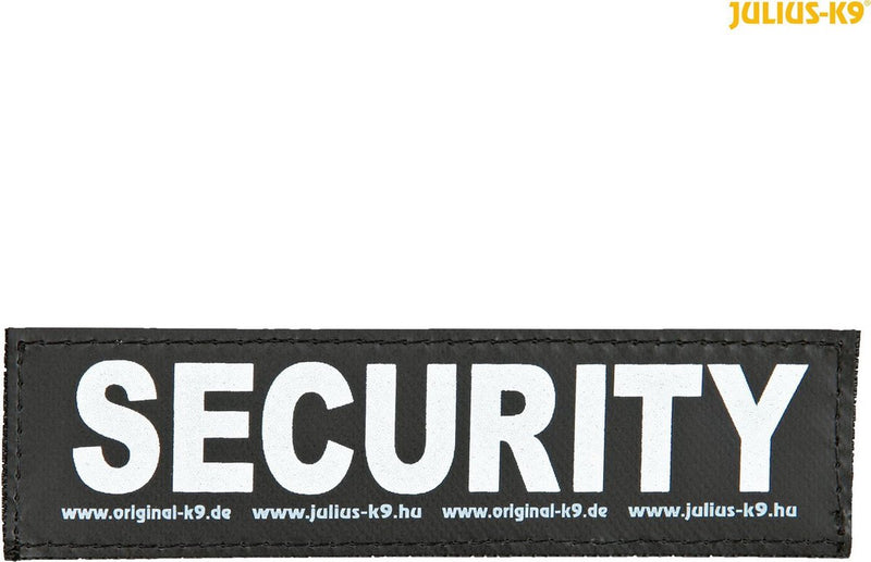 Julius k9 tekstlabel – security klein