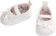 Heless poppenschoenen ballerina meisjes 30-34 cm polyester wit