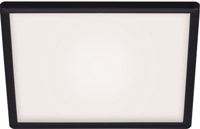 Briloner slim - led plafonniére - plafondlamp - 4000k - 18w - wit-zwart