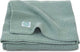 Jollein - deken wieg 75x100cm - wiegdeken, wiegdekentje, dekentje baby - basic knit - forest green