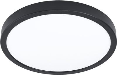 Eglo fueva 5 opbouwlamp - led - ø 29 cm - zwart - badkamer