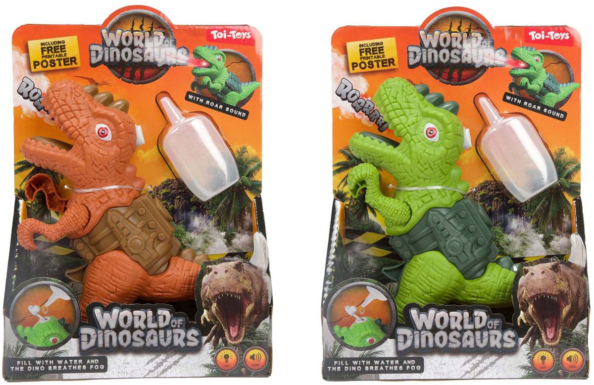 World of dinosaurs toi toys dinopistool met spray met l+g