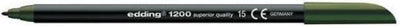 Edding -1200 teken kleur stift olijfgroen 1st 0,5-1 mm 4-1200015