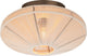 Eglo orimini plafondlamp - e27 - ø 38 cm - crème brons - textiel