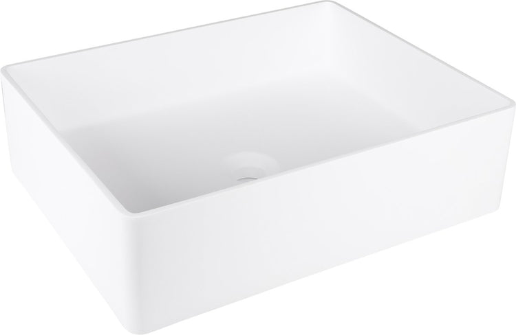 Differnz solid wastafel – opbouw – 48.5 x 38 x 14 cm – wit