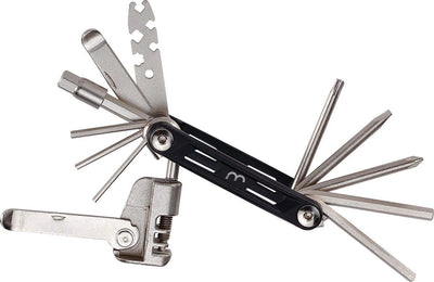 Bbb cycling maxifold l fietsgereedschap - gereedschapset met bandenlichters - fiets minitools - 18 verschillende functies - btl-141l