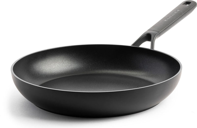 Kitchenaid classic forged aluminium koekenpan ø30cm - zwart - inductie - anti-aanbak - pfas-vrij