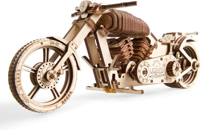 Ugears houten modelbouw motorfiets vm-02 - 3d model voor 14+ jaar - 189 onderdelen